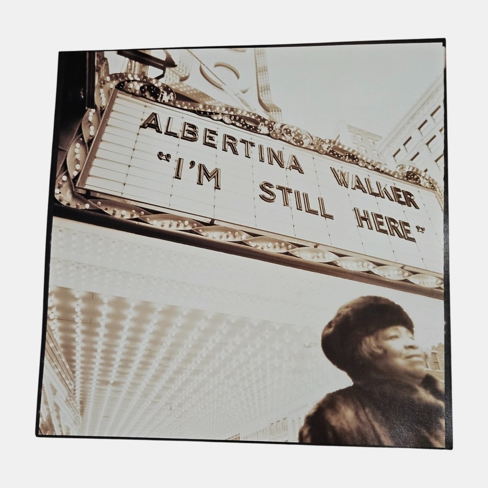 Albertina‎ Walker I'm Still Here 12x12 Double Sided Promo Flat Poster 1990s